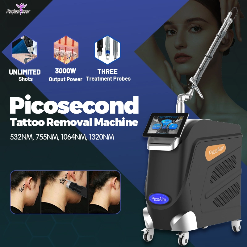 CE/FDA/RoHS Q Switch ND YAG Laser Tattoo Removal Picosecond Device