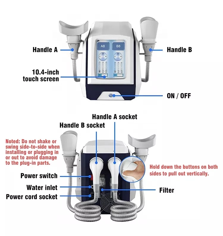 Poratble 360 Degree Cryolipolysis Fat Freezing Fat Loss Body Sculpting Beauty Machine