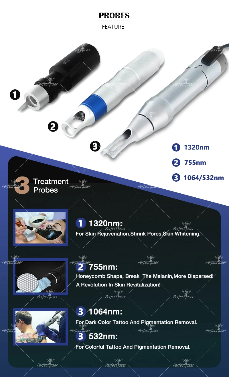 FDA 755nm 532nm 1064nm Picosecond Laser Device