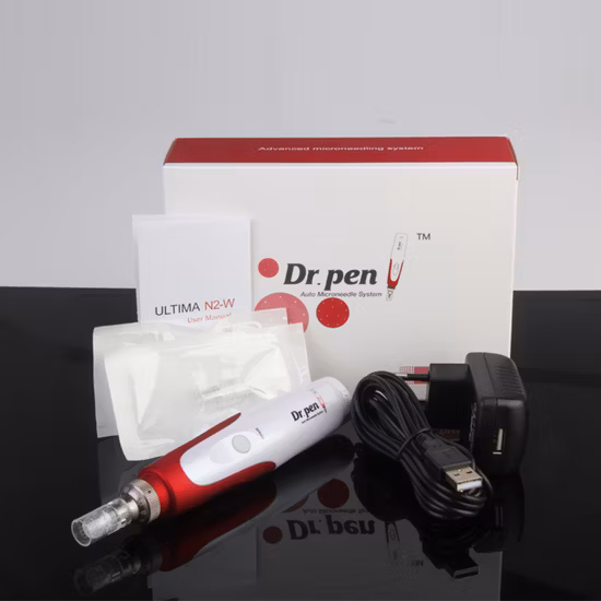 Auto eléctrico Micro Aguja Rodillo Anti Envejecimiento Cuidado de la piel Derma Pen Dr Pen N2-W