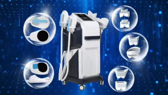 2 en 1 Cryolipolysis + Emslim Fat Burning Muscle Building Body Sculpting Beauty Machine